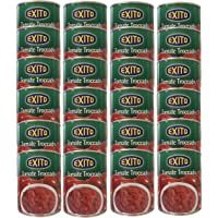 Bote de tomate troceado marca Éxito 390 g.[PACK 24 UNIDADES]